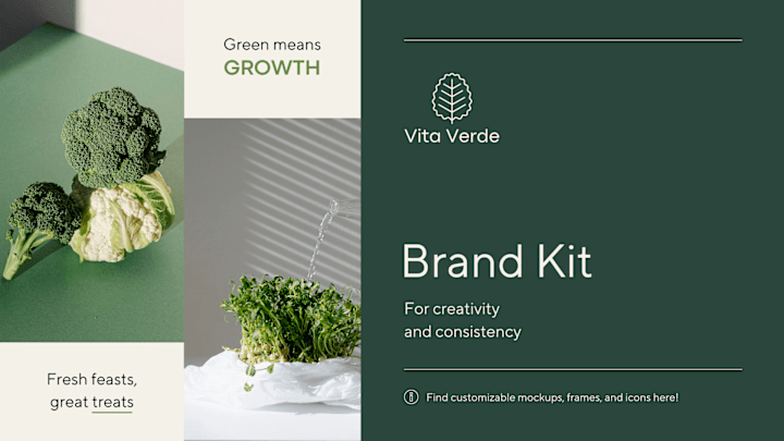 Cover image for Vita Verde Mockup - Logo and Brand Kit Design