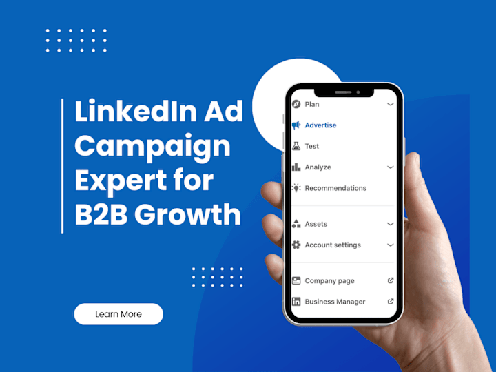 Cover image for LinkedIn Ad Campaign Expert for B2B Growth