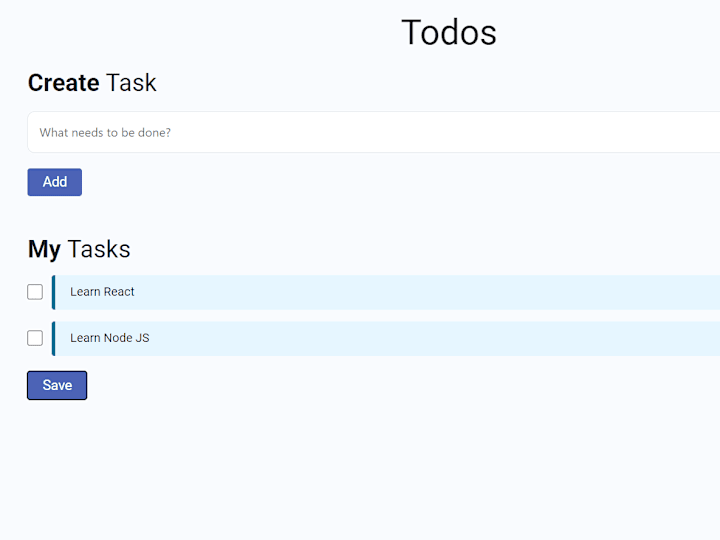 Cover image for Todos Application