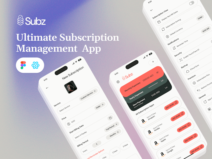 Cover image for Subz: Ultimate Subscription Management App