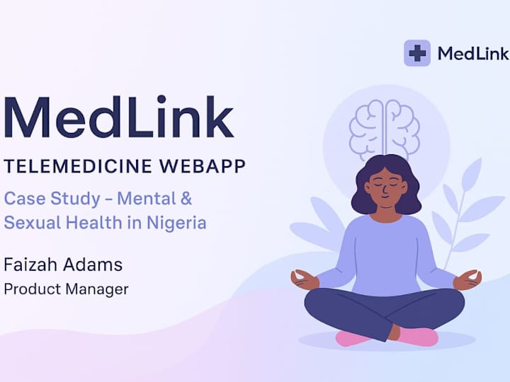Cover image for  Product Management for Medlink – Telemedicine Web App