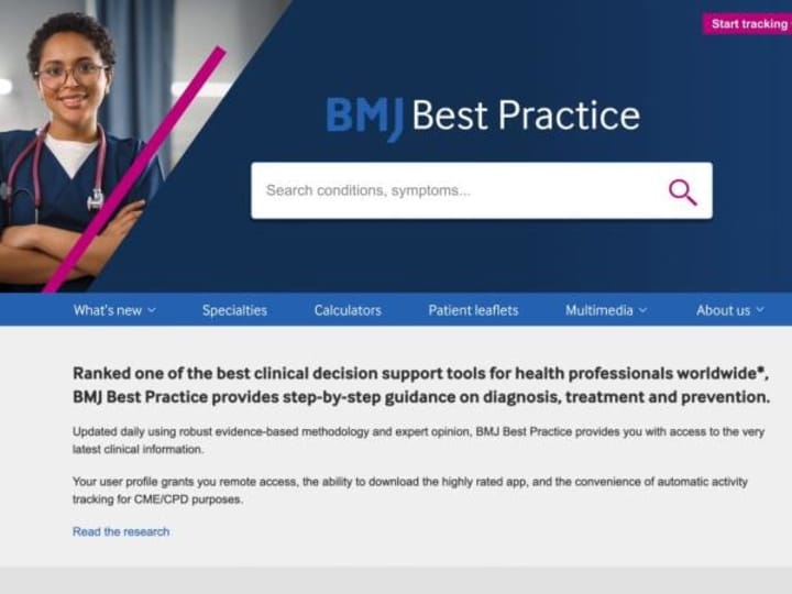 Cover image for BMJ Best Practice - Digital Advertising Campaign
