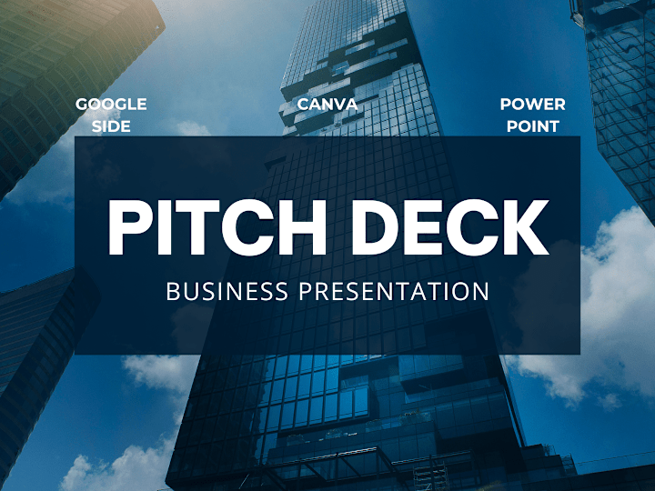 Cover image for investor pitch deck and powerpoint presentation design