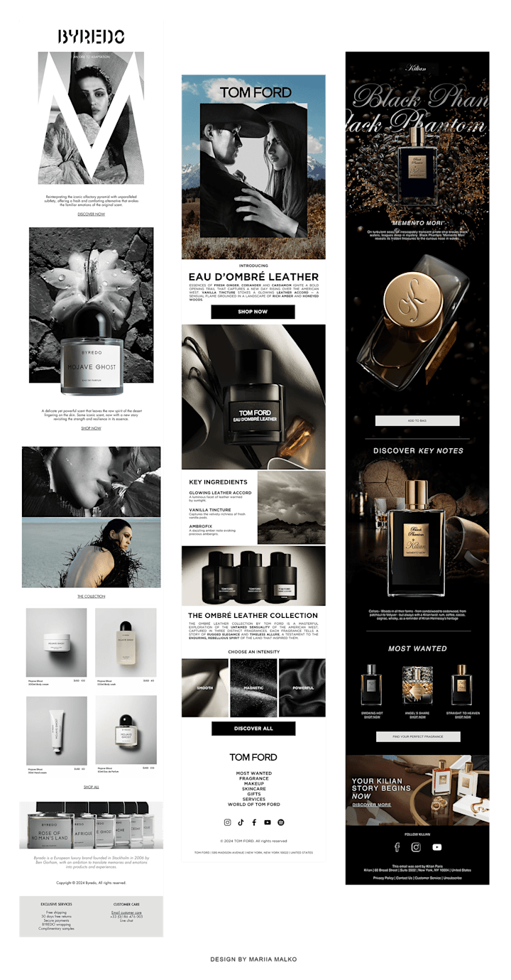 Cover image for Email & Newsletter Design | Perfume Brands