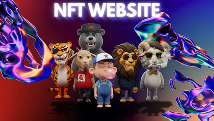 Cover image for Interactive NFT Website Design