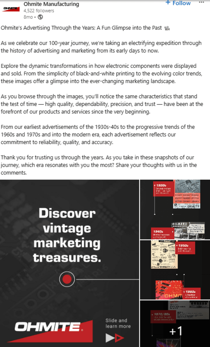 Cover image for LinkedIn Post: Ads Through the Years