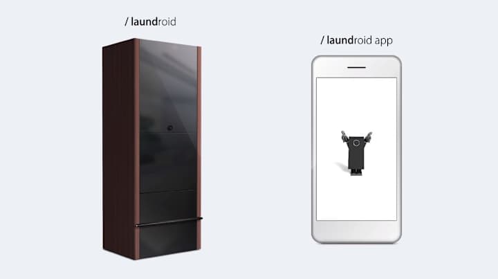 Cover image for Mobile App Wireframe for an IoT Laundry-Folding Robot