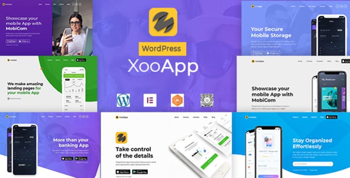 Cover image for XooApp - App Landing Page WordPress Theme