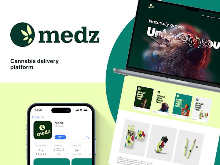 Cover image for Medz: A Playful Cannabis Brand for the Caribbean