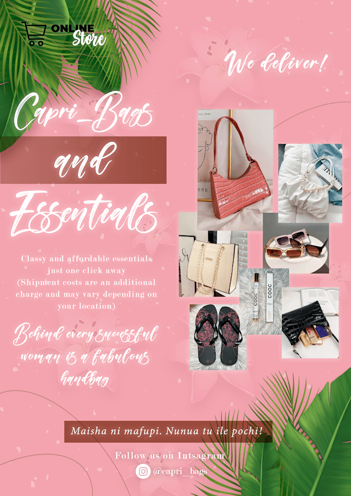 Cover image for Capri Bags Social Media Promotion