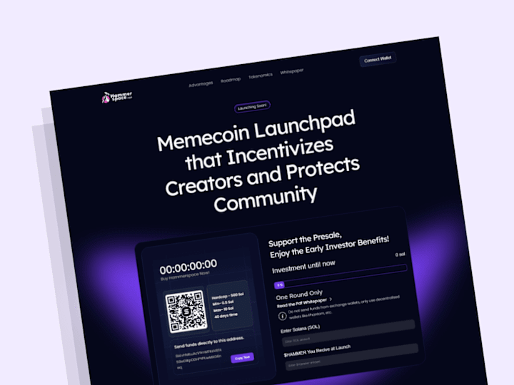 Cover image for Hammerspace Landing Page Development (Framer)