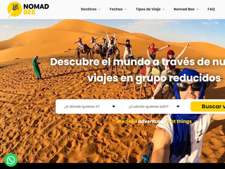 Cover image for Boosting SEO Rankings for Nomad Bee Travel Agency in Spain