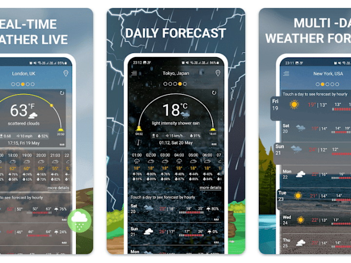 Cover image for Weather Forecast - App on Google Play Store