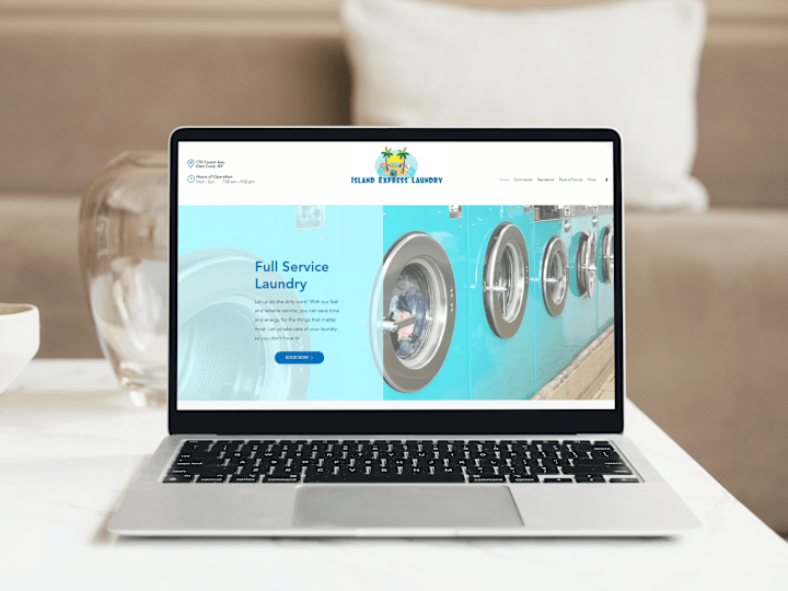 Cover image for Website Design / Island Express Laundry