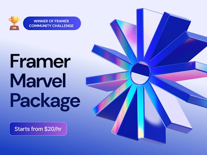 Cover image for Framer Marvel Package