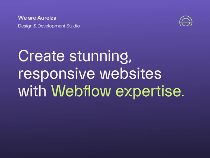 Cover image for Pixel-Perfect, Responsive Webflow Website