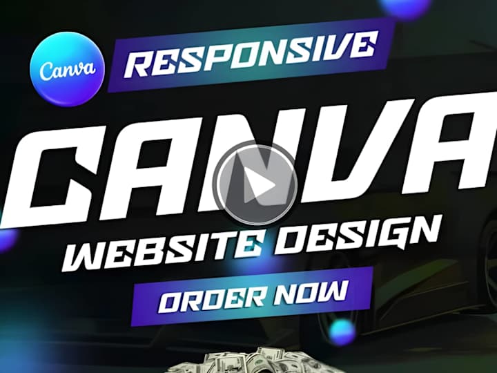 Cover image for I Will Create Stunning Portfolio Website Using Canva