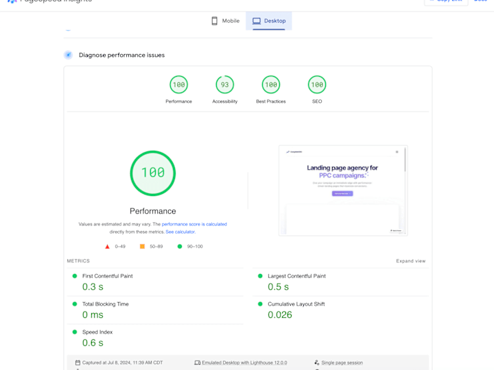Cover image for 100% Page Speed Insights & SEO Optimization on Framer Website