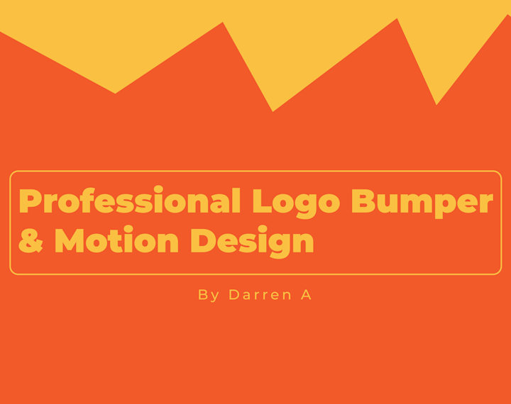 Cover image for Professional Logo Bumper & Motion Design