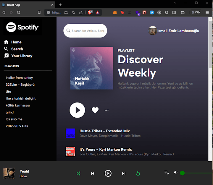 Cover image for Spotify Clone