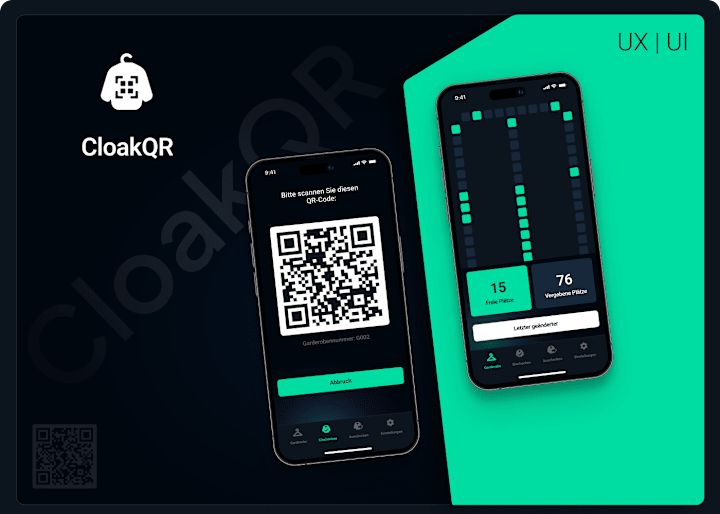 Cover image for CloakQR | Cloakroom app :: Behance