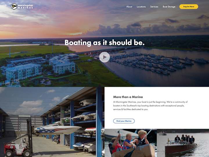 Cover image for First-Class Marinas in the US | WordPress site customizations 