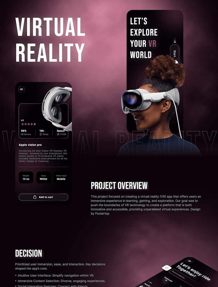 Cover image for VR App design casestudy 