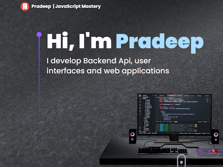 Cover image for Pradeep simha | Software Developer Portfolio