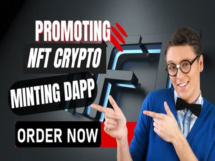Cover image for  Promote NFT crypto minting dapp, and setup campaign to audience