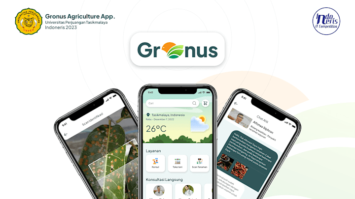 Cover image for Indoneris UIUX Designer 2023 - Gronus Mobile Apps Agriculture