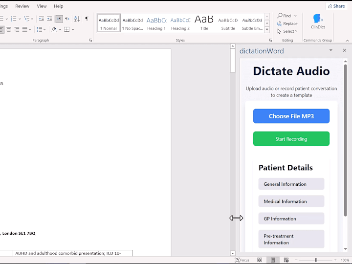 Cover image for Word Add-in Project