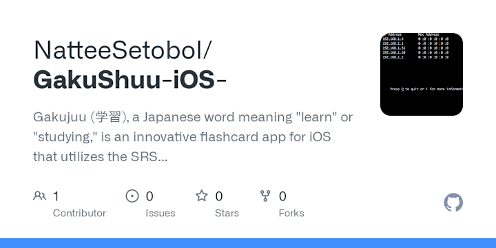 Cover image for NatteeSetobol/GakuShuu-iOS-
