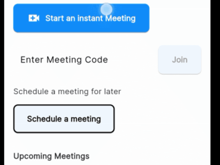 Cover image for An app for creating and joining a meeting