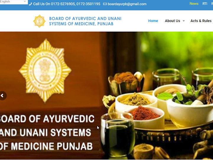 Cover image for The board of ayurvedic and Unani Systems of Medicine