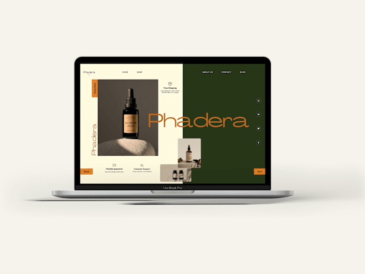 Cover image for Phadera Skincare Landing page 