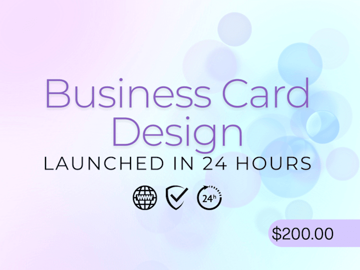 Cover image for Business Card Design in 24 Hours