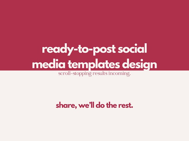 Cover image for Social Media Suite: Customizable Templates for Your Brand 🎨