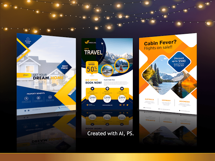 Cover image for i will design modern and unique flyer designs