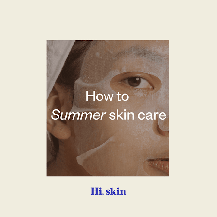 Cover image for Marketing assets for Hi,skin.