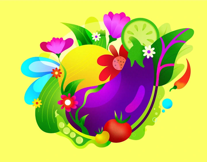Cover image for Food illustration