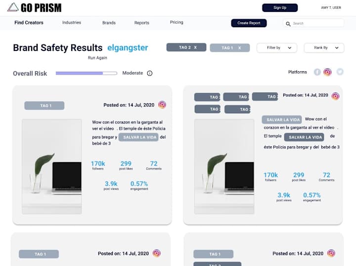 Cover image for Feature Build & UI Enhancement - Brand Safety Report