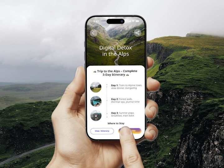 Cover image for AI Travel Planner App Design
