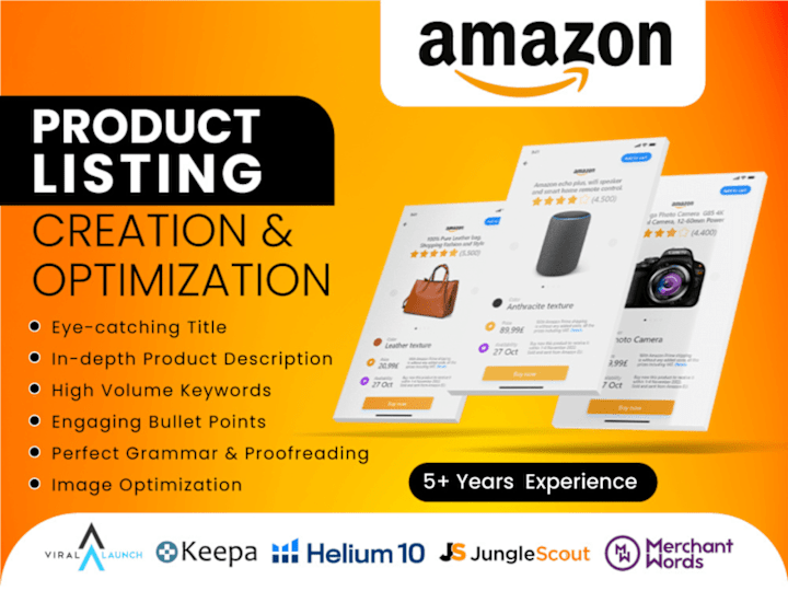Cover image for I wll Write Amazon product description SEO listing Optimisation 
