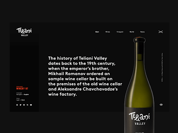 Cover image for WINERY97 __ Teliani Valley