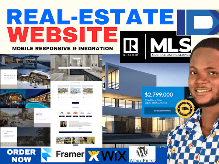 Cover image for Create Business Website, Real Estate Website, Booking Website