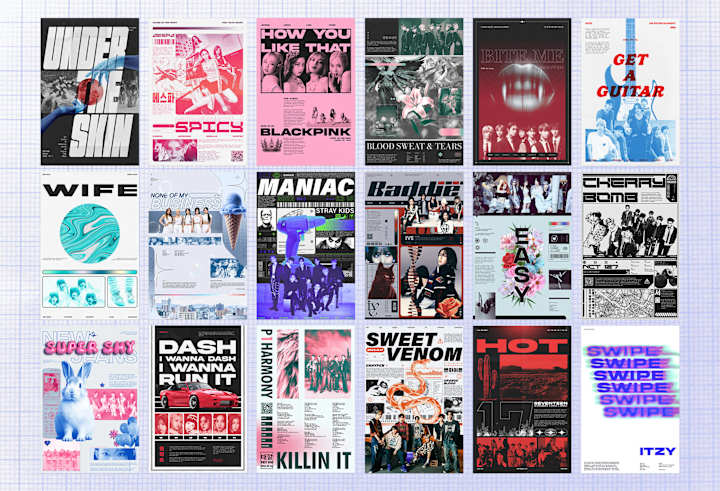 Cover image for Kpop Song Poster Collection