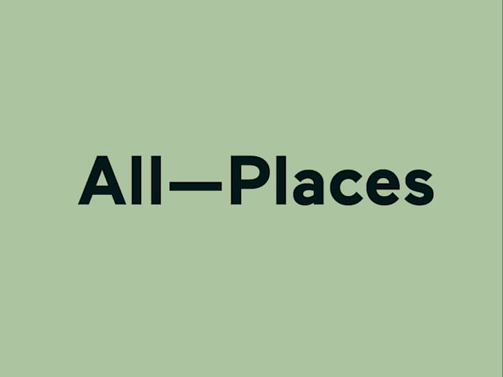 Cover image for All Places