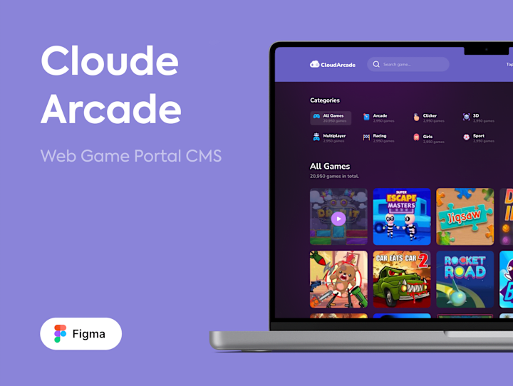 Cover image for Cloud Arcade - Web Game Portal CMS