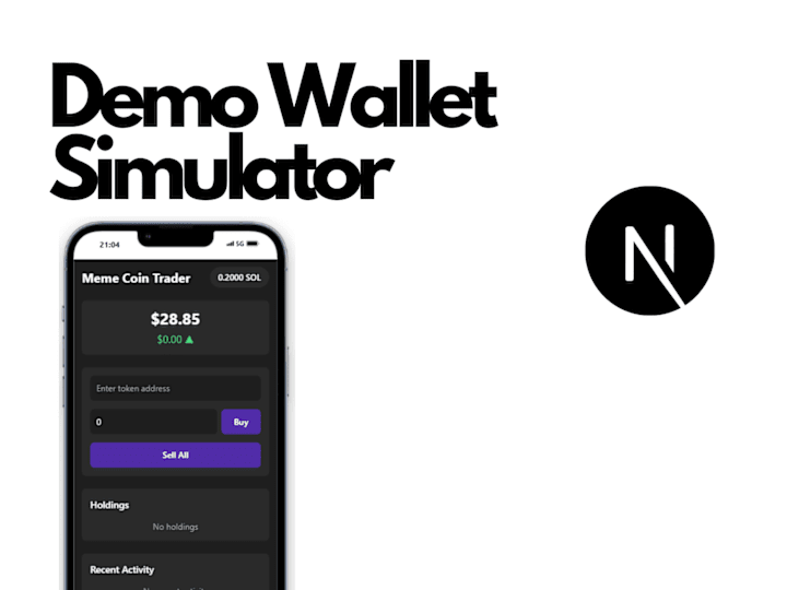 Cover image for Demo Crypto Wallet Simulator