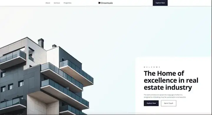 Cover image for Dreamsale Restate | Web Design + Development